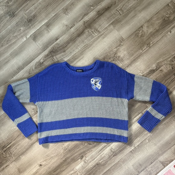 harry potter Sweaters - Harry Potter Ravenclaw Knit Sweater Pullover Blue medium